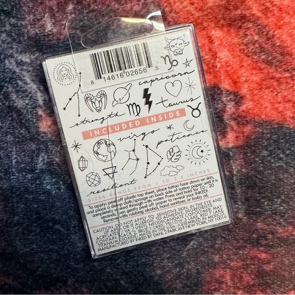 💜 Inked by Dani Temporary Tattoos Zodiac Pack: Earth Signs - NWT - Picture 7 of 7